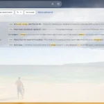 Giao diện tìm kiếm cơ bản của Gmail hiển thị kết quả cho từ khóa 'thiết kế nội thất'