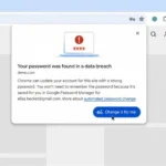 Giao diện tính năng tự động đổi mật khẩu của Google Chrome hiển thị thông báo đề xuất cập nhật mật khẩu mạnh hơn.