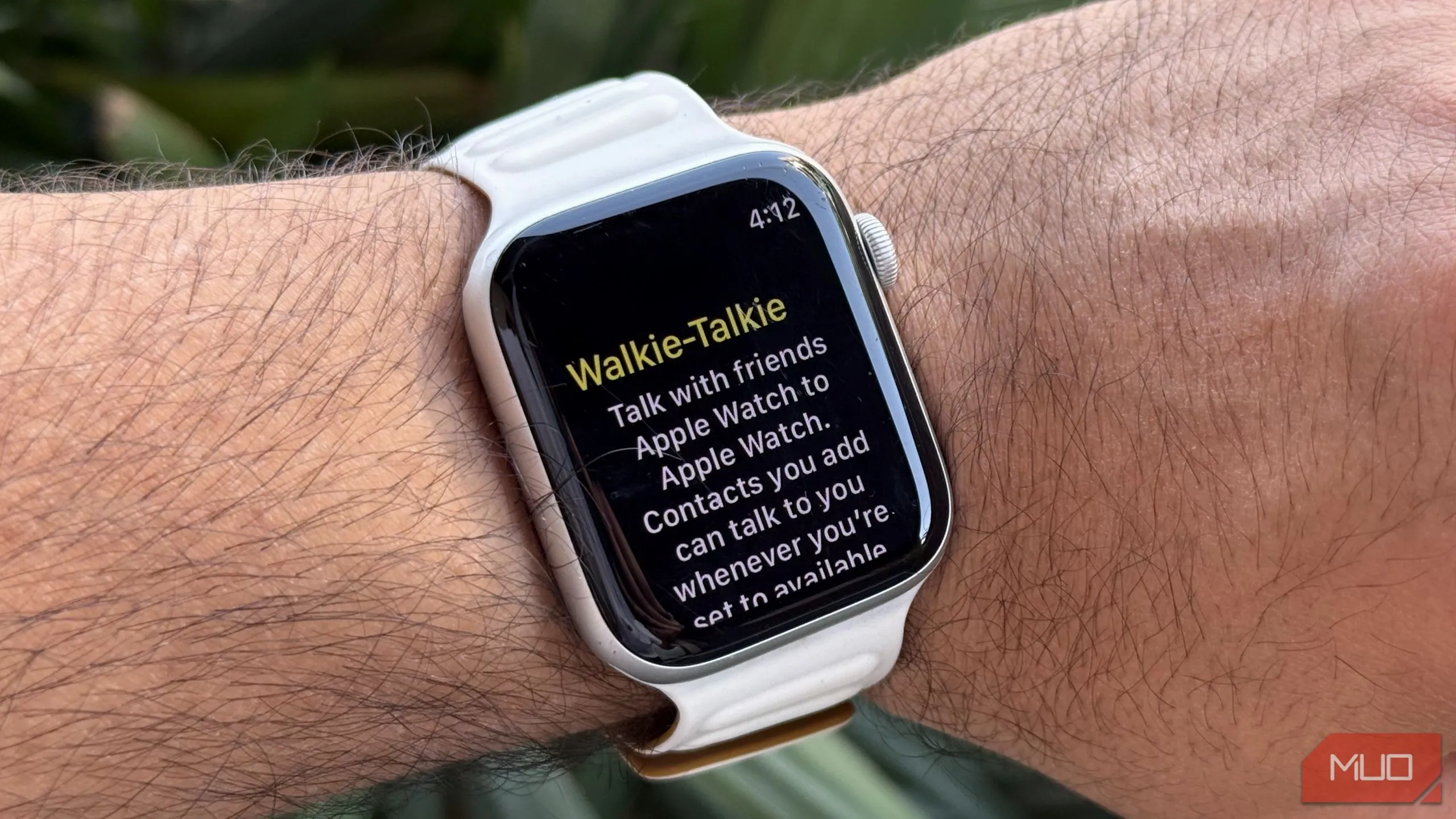 Giao diện tính năng Walkie-Talkie trên màn hình Apple Watch
