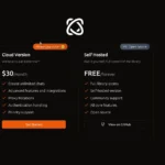 Giao diện trang web Browser Use với các gói dịch vụ giá khác nhau cho công cụ AI điều khiển trình duyệt