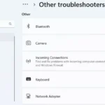 Giao diện trình khắc phục sự cố Bluetooth trên Windows 11