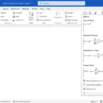 Giao diện Trình soạn thảo Công thức (Equation Editor) trong Microsoft Word, hiển thị các công cụ để chèn và định dạng công thức toán học.