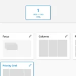 Giao diện tùy chỉnh bố cục FancyZones của PowerToys trên Windows với các mẫu sẵn và tùy chọn tạo bố cục mới.