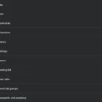 Giao diện tùy chỉnh đồng bộ dữ liệu trên trình duyệt Google Chrome