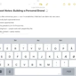 Giao diện ứng dụng Apple Notes trên iPhone với các ghi chú đang mở