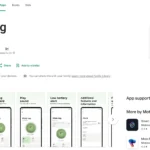 Giao diện ứng dụng Moto Tag trên Google Play Store hiển thị thông tin cập nhật hỗ trợ UWB