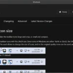 Giao diện ứng dụng Windhawk hiển thị cài đặt mod tùy chỉnh chiều cao thanh Taskbar và kích thước biểu tượng Windows 11