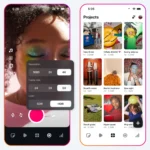 Giao diện và các tính năng chính của ứng dụng chỉnh sửa video Meta Edits
