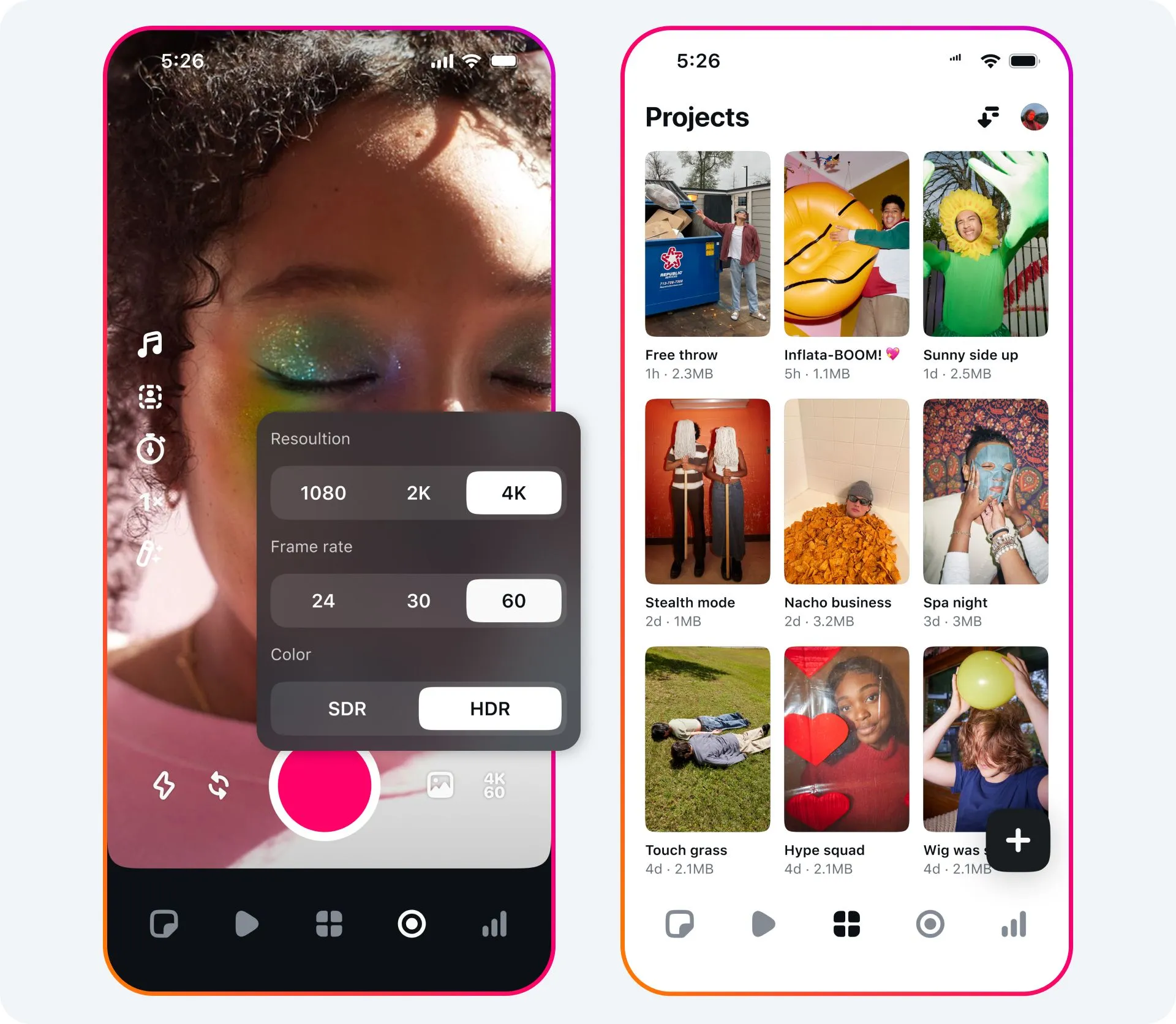 Giao diện và các tính năng chính của ứng dụng chỉnh sửa video Meta Edits