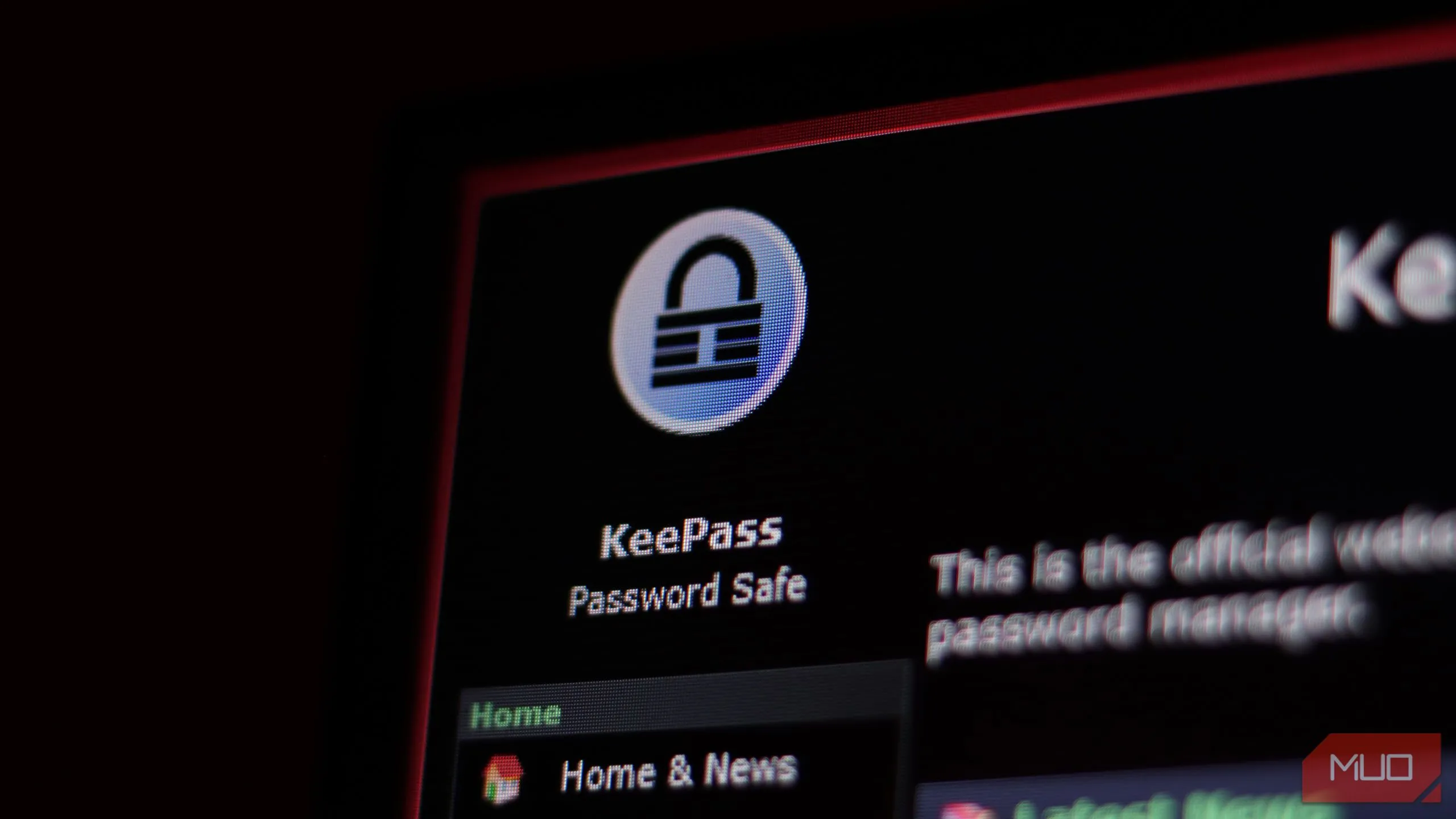 Giao diện website chính thức của KeePass Password Safe
