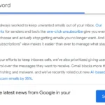 Google Gmail giới thiệu tính năng quản lý đăng ký giúp dọn dẹp hộp thư đến.