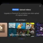 Hạn chế tải lên video cho tài khoản miễn phí trên ứng dụng TeraBox di động