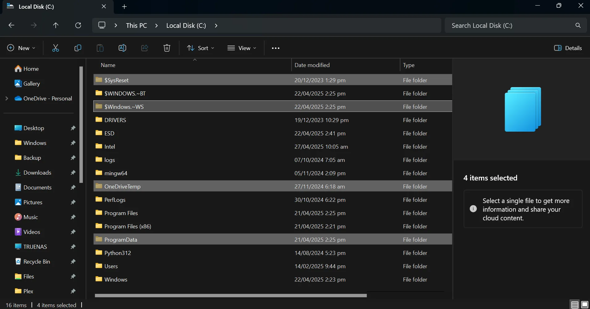 Hiển thị các tệp và thư mục ẩn trong File Explorer của Windows