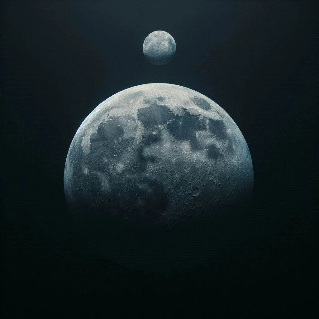 Hình ảnh AI tạo ra Trái Đất và Mặt Trăng, không giống bức ảnh &quot;Earthrise&quot; gốc