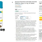 Hình ảnh cửa hàng Vetsource chính thức trên Amazon hiển thị thuốc thú cưng.