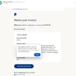 Hình ảnh minh họa email lừa đảo giả mạo hóa đơn PayPal trong bài kiểm tra Phishing của Google.