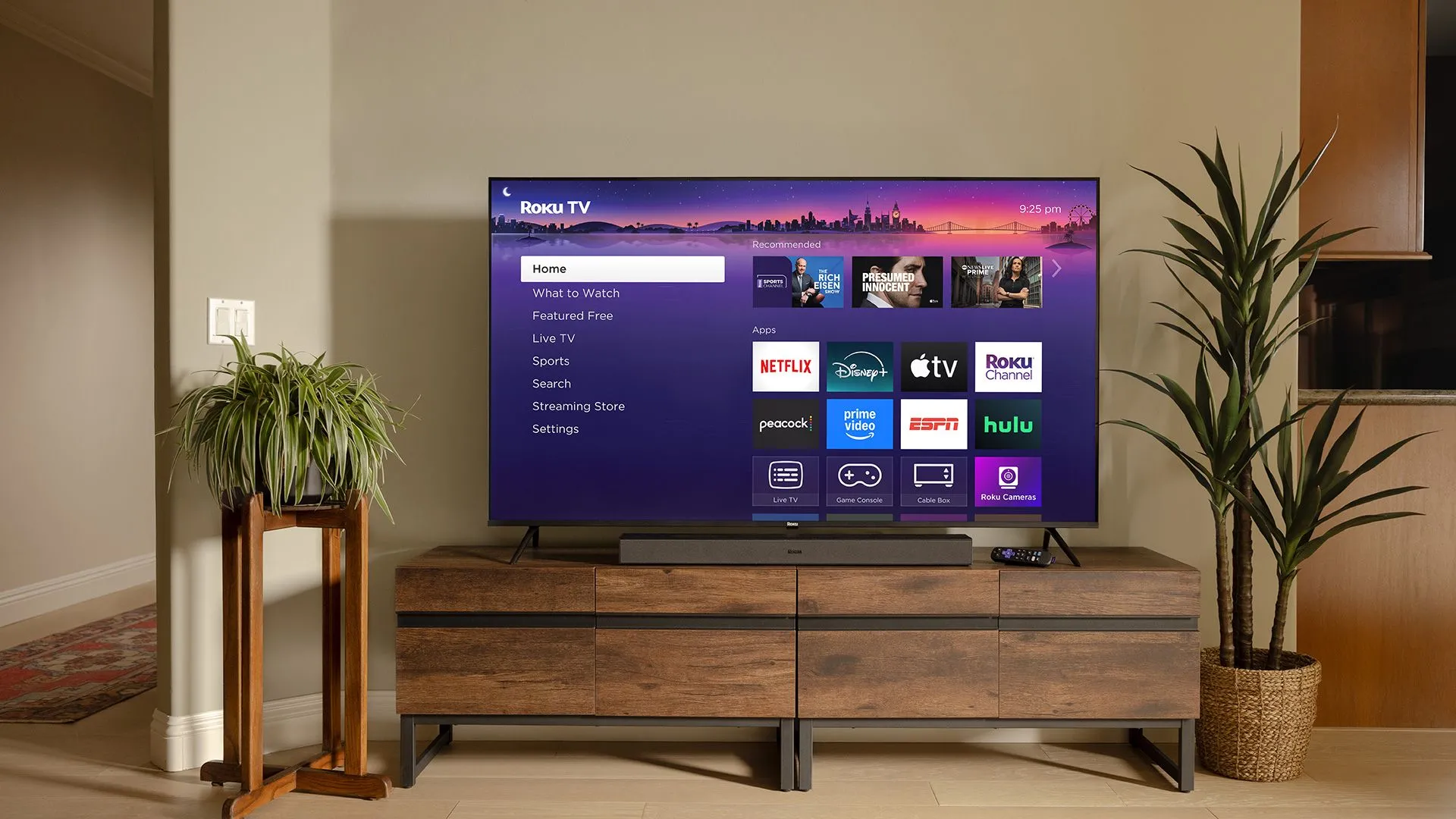 Hình ảnh TV Roku Plus Series mới với công nghệ màn hình Mini-LED.