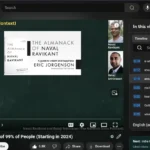 Hộp bản chép lời (transcript) video YouTube với các dòng chữ và mốc thời gian