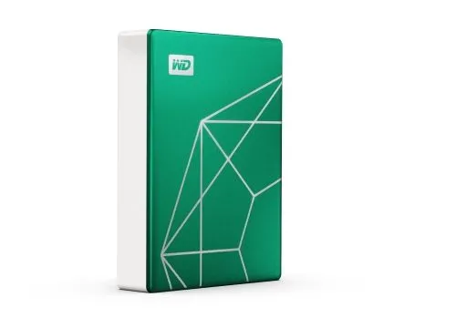 Hộp đựng ổ cứng WD My Passport Ultra 20th Emerald Anniversary Edition màu xanh ngọc lục bảo nổi bật