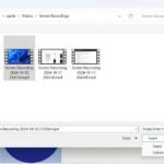 Hộp thoại Insert Video trong PowerPoint hiển thị các tùy chọn chèn hoặc liên kết tệp video từ thiết bị của bạn.