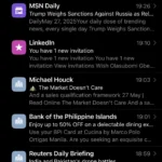 Hộp thư đến Apple Mail gộp chung, gây khó khăn cho người dùng quản lý nhiều tài khoản email.