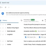 Hộp thư đến Gmail với nhiều email chưa đọc, biểu tượng cho sự quá tải thông tin