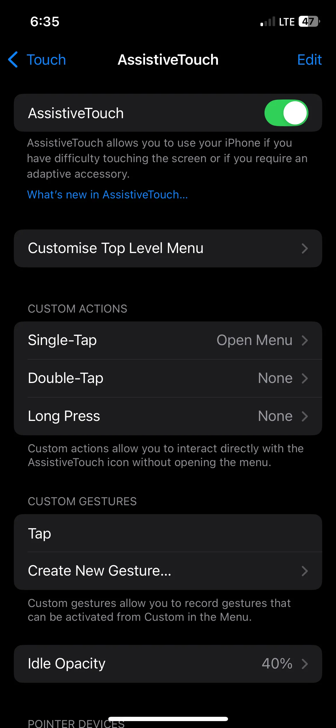 Hướng dẫn bật nút Home ảo AssistiveTouch trong cài đặt Trợ năng trên iPhone.