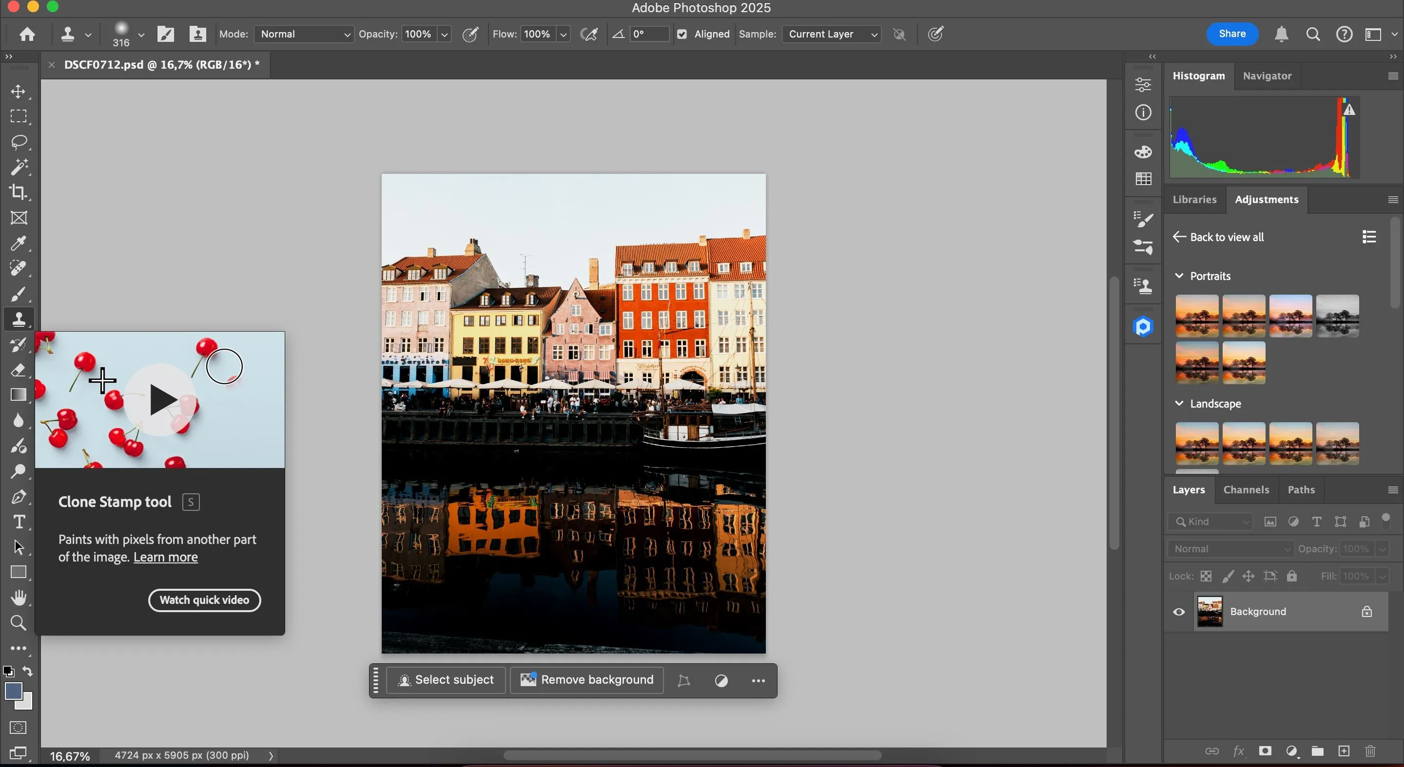 Hướng dẫn sử dụng công cụ Clone Stamp trong Adobe Photoshop để nhân bản hoặc loại bỏ đối tượng