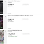 iPhone được rao bán trên eBay với TikTok đã cài đặt