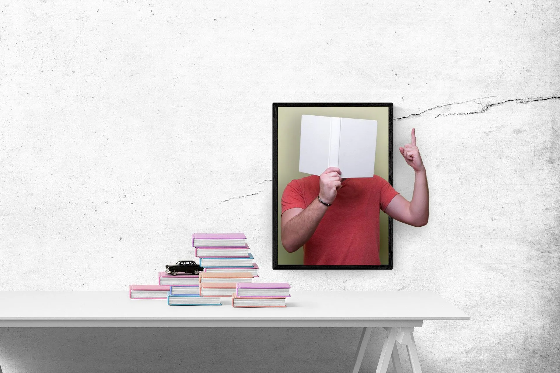 Kết quả hiệu ứng ảnh 3D pop-out trong Photoshop sau khi hoàn thành