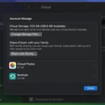 Kiểm tra dung lượng bộ nhớ tài khoản iCloud trên hệ điều hành macOS