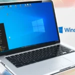 Laptop chạy Windows 10 với đĩa CD và USB cài đặt