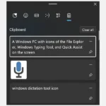 Lịch sử Bảng tạm Windows hiển thị các mục đã sao chép gần đây