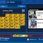 Lịch thử thách hàng ngày trong Microsoft Solitaire hiển thị khả năng hoàn thành nhiệm vụ đã bỏ lỡ, giúp người chơi duy trì chuỗi thắng.