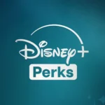 Logo chương trình ưu đãi Disney+ Perks với biểu tượng ngôi sao.