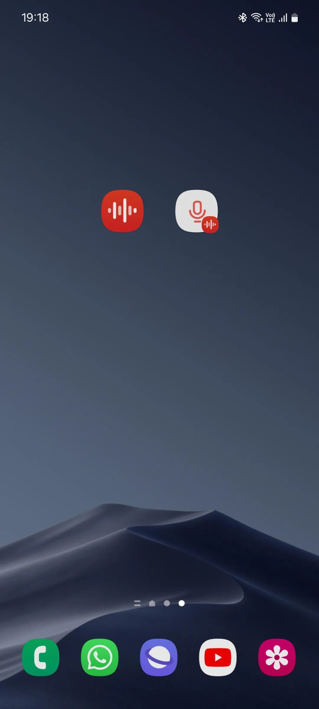 Lối tắt Bắt đầu ghi âm (Start recording shortcut) của Ghi âm Samsung