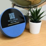 Mã QR chính hãng để kết nối thiết bị Amazon Echo với ứng dụng Alexa, thể hiện sự nguyên vẹn và đáng tin cậy.