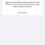 Màn hình cài đặt Chuyển hoặc Đặt lại iPhone với tùy chọn Đặt lại cài đặt mạng được chọn