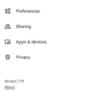 Màn hình cài đặt Google Photos hiển thị tùy chọn "Hoàn tác sao lưu cho thiết bị này"
