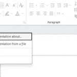 Màn hình giao diện PowerPoint với nút Copilot được tô sáng để tạo bài thuyết trình AI.