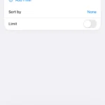 Màn hình ứng dụng Phím tắt trên iPhone hiển thị bước tìm kiếm ảnh chụp màn hình với bộ lọc