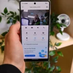 Màn hình ứng dụng Tapo hiển thị giao diện camera an ninh trên điện thoại Android.