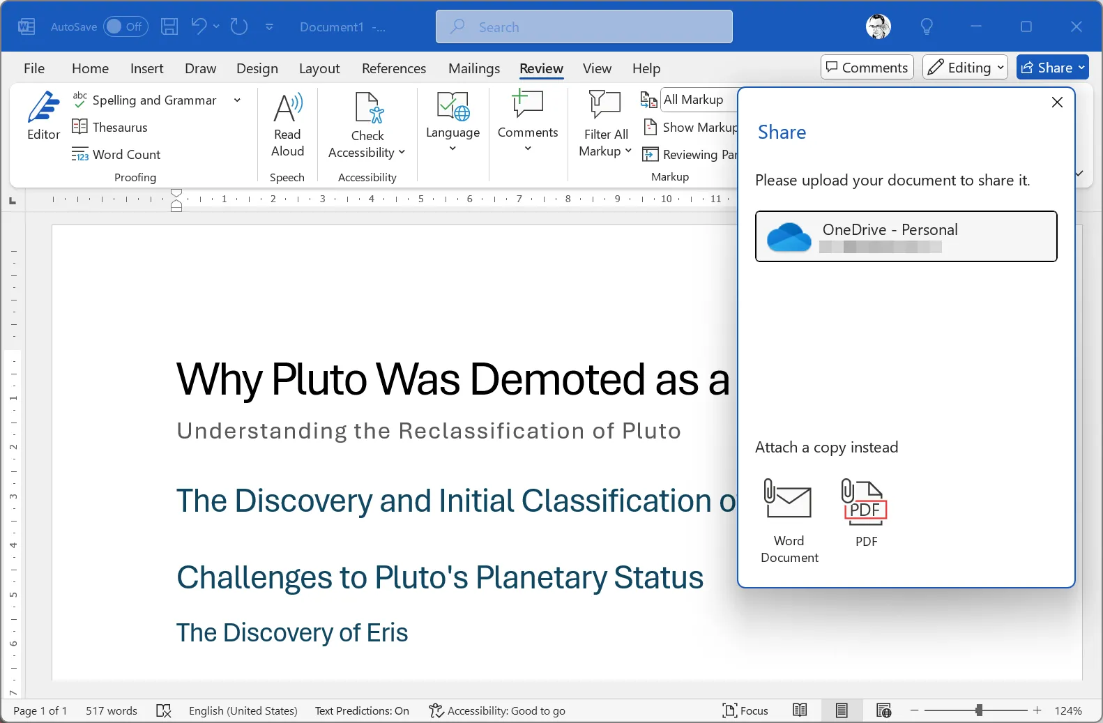 Mô tả: Màn hình chia sẻ và cộng tác trong Microsoft Word, cho phép người dùng mời người khác cùng chỉnh sửa tài liệu theo thời gian thực.