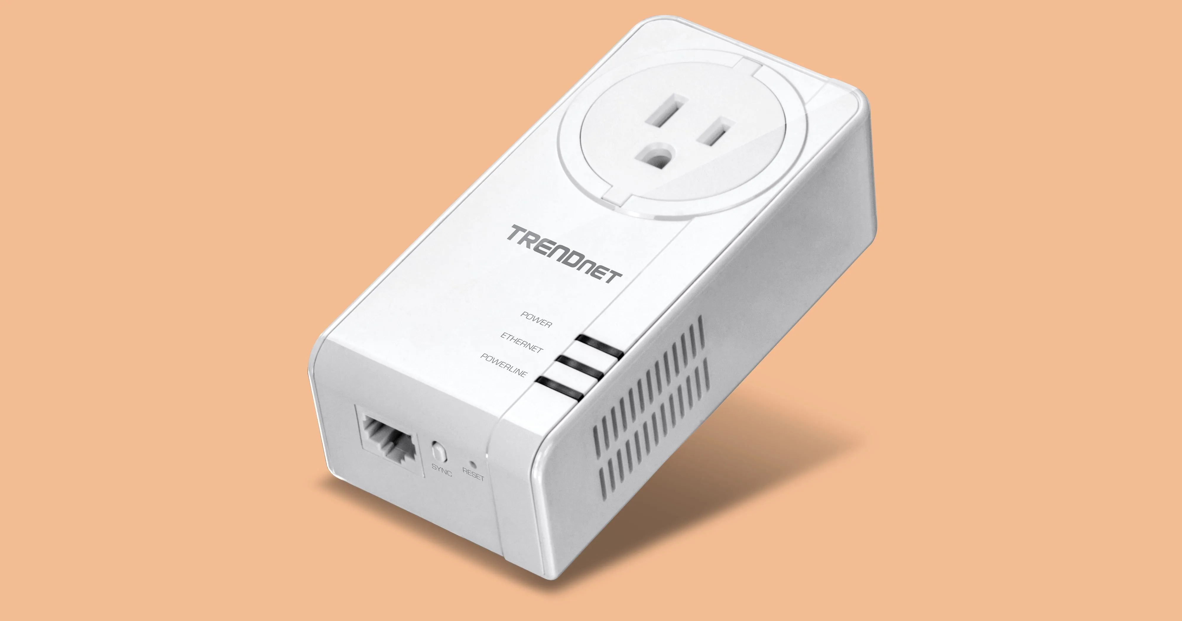 Một bộ chuyển đổi Powerline Adapter của thương hiệu TrendNet