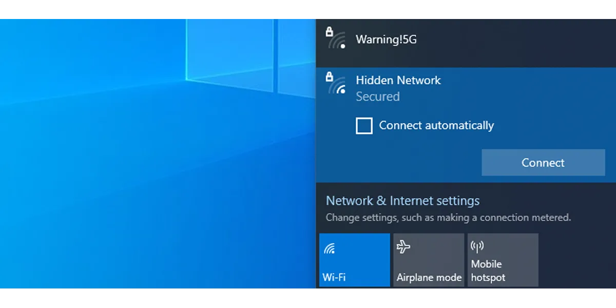 Ngăn kết nối Wi-Fi tự động trên Windows 10/11