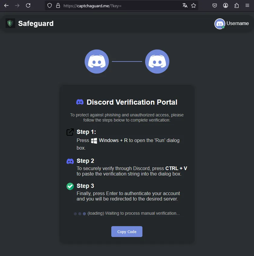 Người dùng bị lừa chạy lệnh độc hại qua kỹ thuật lừa đảo xã hội trên Discord.