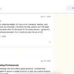 Người dùng đánh giá trải nghiệm với công cụ ChatGPT trên nền tảng Trustpilot, minh họa tầm quan trọng của việc tìm hiểu phản hồi thực tế trước khi lựa chọn AI.