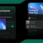 Playlist "Concerts Near You" mới của Spotify giúp tìm buổi biểu diễn.