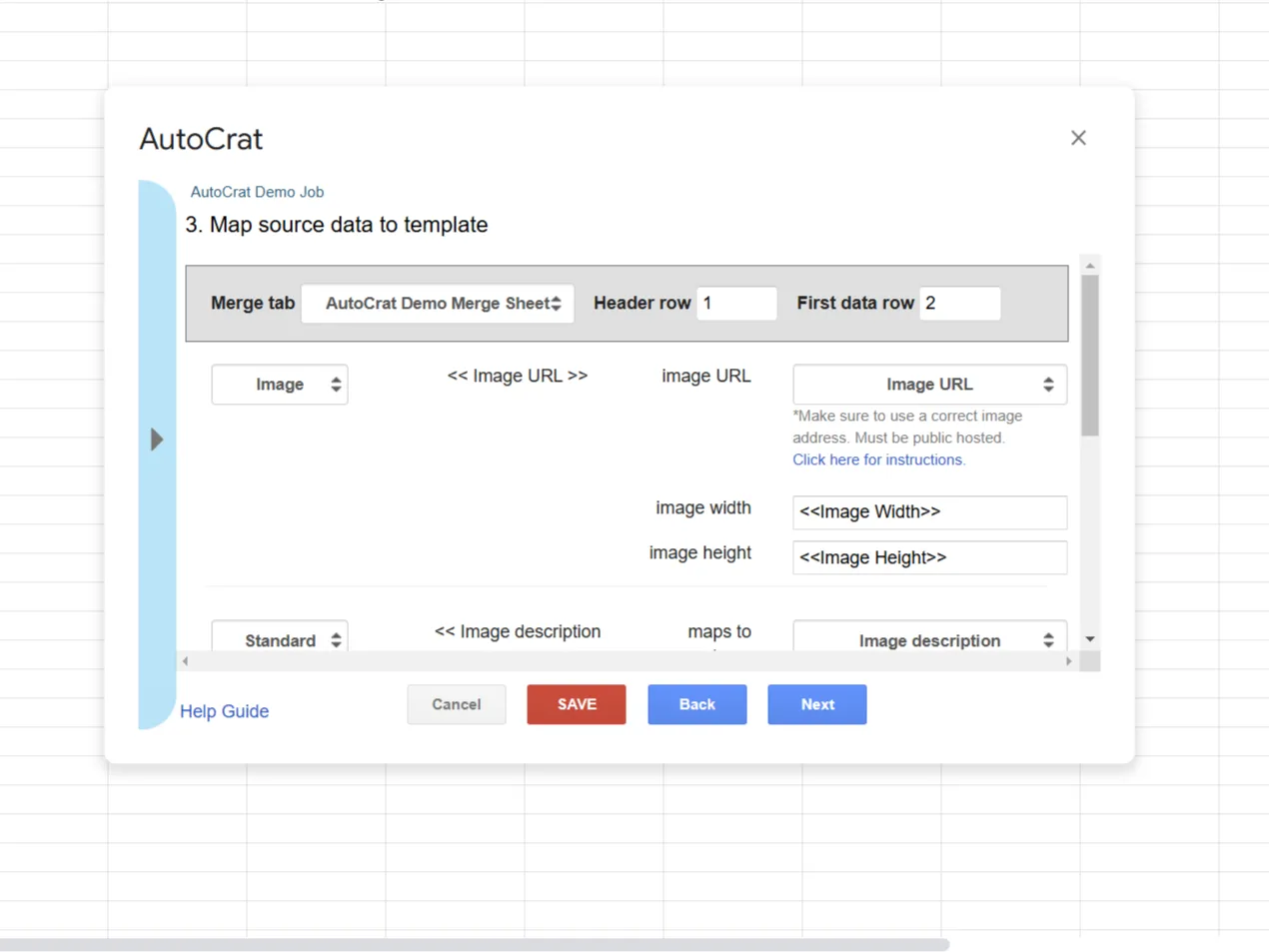 Quy trình Autocrat tự động hóa tạo tài liệu từ dữ liệu Google Sheets