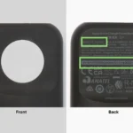 Sạc dự phòng Belkin BoostCharge Pro BPD005 mặt trước và mặt sau với thông tin model
